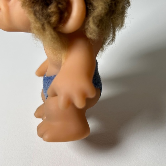 Vintage 1965 Thomas Dam Baby Monkey Troll Doll RARE VHTF (B9) - Picture 11 of 16